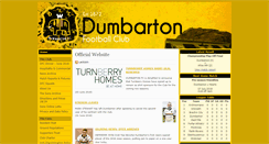 Desktop Screenshot of dumbartonfootballclub.com
